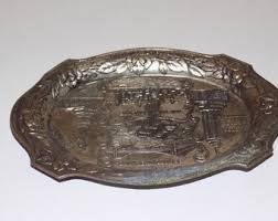 Vintage Souvenir of New York Metal Trinket Dish Made in ...