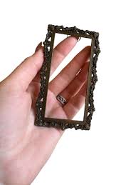 Pair of Ornate Vintage Baroque Photo Frames, Gold Brass ...