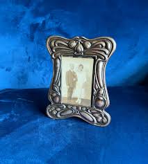 Antique Art Nouveau Photograph Frame in Copper - Etsy