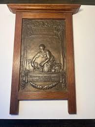 Hamo Thonycroft R.A. Arts and Craft Style Bronze Wall Plaque For Sale at 1stDibs