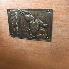 Mid 20th Century Union National Fine Furniture Jamestown Ny, Desk Front Buffet Server Console | Chairish