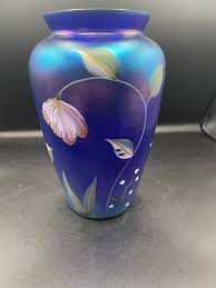 Fenton Handpainted Lady Bug Fenton Art Glass Connoisseur Collection 2001 Favrene Vase - Etsy Finland