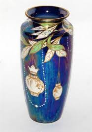 SHELLEY Lustre Vase Chinese Lanterns Chinnoiserie | #425447243