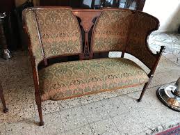 Art Nouveau Set, 1 Sofa, 2 Armchairs, 4 Chairs For Sale at ...