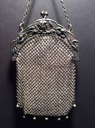 Antique Sterling Silver Art Nouveau Mesh Purse Deitsch Bros. New York | eBay