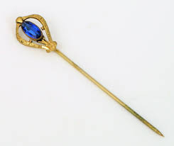 VINTAGE BEAUTIFUL VICTORIAN ERA HAT STICK PIN BROOCH ACCENT ...