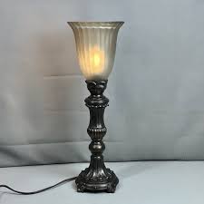 French Empire Crystal Brass Glass Antique Traditional Table Lamp | eBay