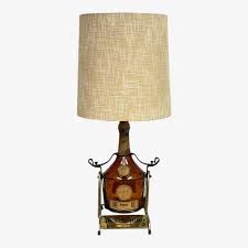 Vintage B & B Dom Benedictine Liquor Bottle + Pour Stand Table Lamp | Kashew