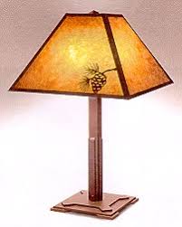 26" Mission Lake Table Lamp | Rustic Cabin Lighting