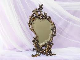 Antique Brass Cherub Mirror: 19th Century Louis XV Style - Etsy