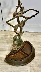 19th Century French Cast Iron Umbrella Stand, 1890s | Chairish