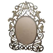 Similar Items to Brass Art Nouveau Style Metal Easel Back ...