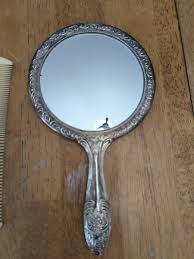 Silver Plated Vintage Mirror, Brush and Comb Vanity Full ...