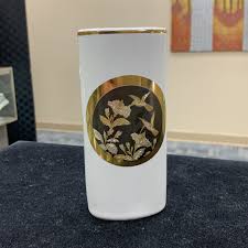 The Art of Chokin Japanese Porcelain 24K Gold Edged Floral ...