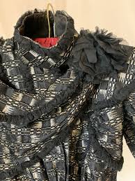 1900, 32" Bust, High Necked Wrap-around Collar, With a Black ...