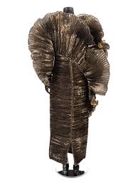 Sold at Auction: Krizia Gold Lame Evening Dress, 1980s