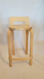 Alvar Aalto Stool K65 Artek High Chair Highback Birch Stools Finnish Design - Etsy