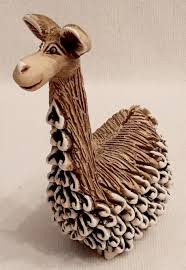 Vintage - Artesania Rinconada Ceramic Art - "Llama Alpaca ...