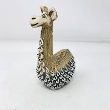 Artesania Rinconada Vicuna Llama Alpaca Figurine #39 Uruguay ...