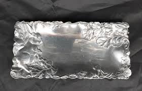 1998 Arthur Court Bunny Rabbit Cabbage Leaves Bread Tray ...