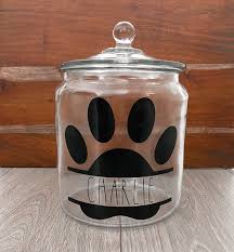 Custom Dog Treat Jar - Etsy