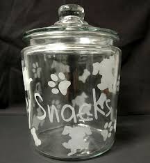 Personalized Dog Treat Jar for Sale | Made In Michigan