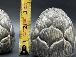 Pewter Artichoke Salt and Pepper Shaker Set | eBay