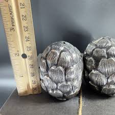 Vagabond House Farmer Market Pewter Metal Artichoke Salt and Pepper New In Box | eBay