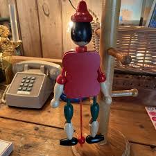 Vintage Pinnochio Pull String Puppet Toy Made in Italy 11” Height | eBay