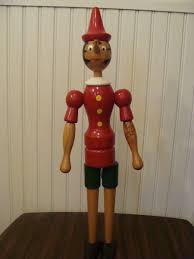 Unique Wooden PINOCCHIO Figurine DREONI GIOCATTOLI FIRENZE Made in Italy 19.5"T | eBay