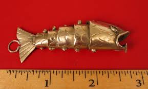 ANTIQUE CHINESE EXPORT SILVER ARTICULATED SWIMMING CARP KOI ...