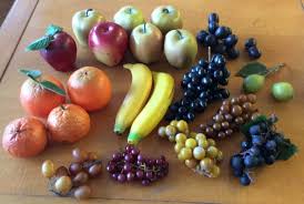 Vintage Lot of Artificial Plastic Fruit - 20 Pieces ...