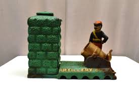 Vintage Artillery Bank Cast Iron Money Box Bank Coin Box Mechanical Collectibl"2 | eBay