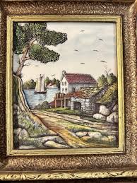 Hand Painted Artini Sculptured Engravings Four Dimensional ...