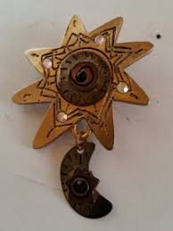 Steam Punk Style Pin Sun & Moon Marked New Pro | eBay