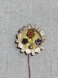 Victorian Eastlake Styling Gold Overlay Front Brooch - Etsy