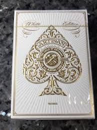 2018 Artisan White Deck Playing Cards Poker Theory 11 USPCC Limited Edition | eBay
