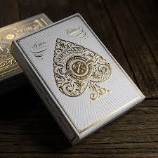 White Artisan Playing Cards | theory11