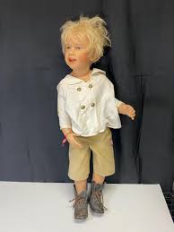 Gotz Sissel Skille OLA Blonde Hair Blue Eyed Boy Doll 26" | EstateSales.org