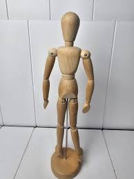 WOODEN 12" POSING BODY ARTISTS DRAWING MANNEQUIN ADJUSTABLE ...