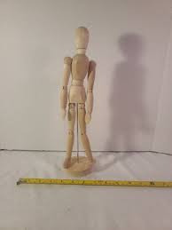 Articulated Wood Mannequin Figure Poseable Fully Jointed 12 ...