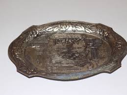 Vintage Souvenir of New York Metal Trinket Dish Made in ...