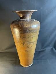 Arts and Crafts Hand Hammered Copper Vase 12.5”-small Scratch | eBay