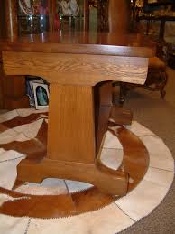 Massive Arts & Crafts Library Table SOLD – Salado Creek Antiques