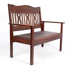 Lot - ARTS AND CRAFTS PERIOD BENCH