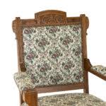 Antique Victorian Carved Walnut Chair | Grandview Mercantile