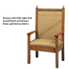 Imperial Woodworks 500 Series 48"H Center Pulpit Chair – Angel Direct Inc