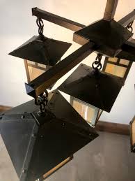 Arroyo Collection, Craftsman Evergreen Style, Chandelier Hanging Light – Out Of The Box