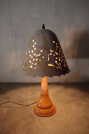 Mid Century Studio Pottery Stoneware Table Lamp For Sale at 1stDibs