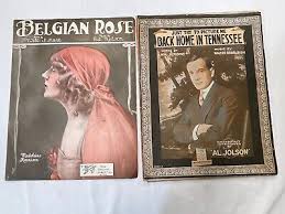 1910's Sheet Music Lot of 10 Great Covers with Music sheets - 4506 | eBay